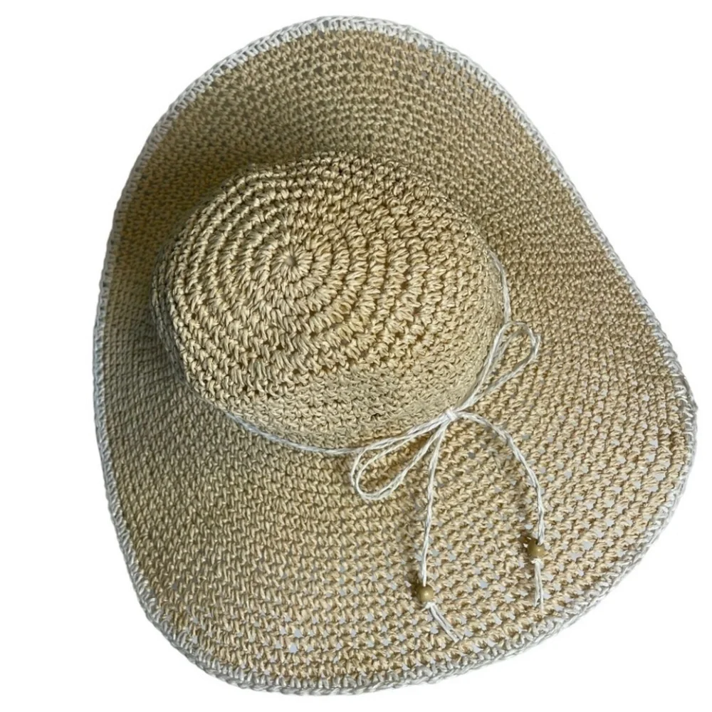 Charlie Paige Boho Packable Scrunchable Breathable Oversized Floppy Hat
